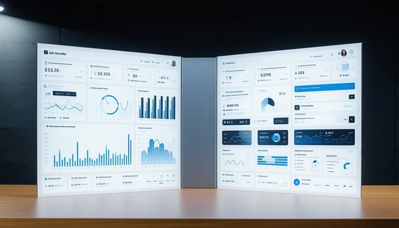 AI-driven business software interface AI-driven business software interface