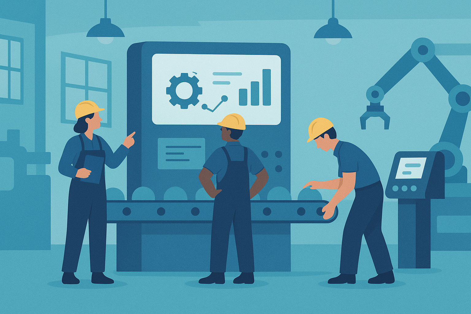 Manufacturing illustration