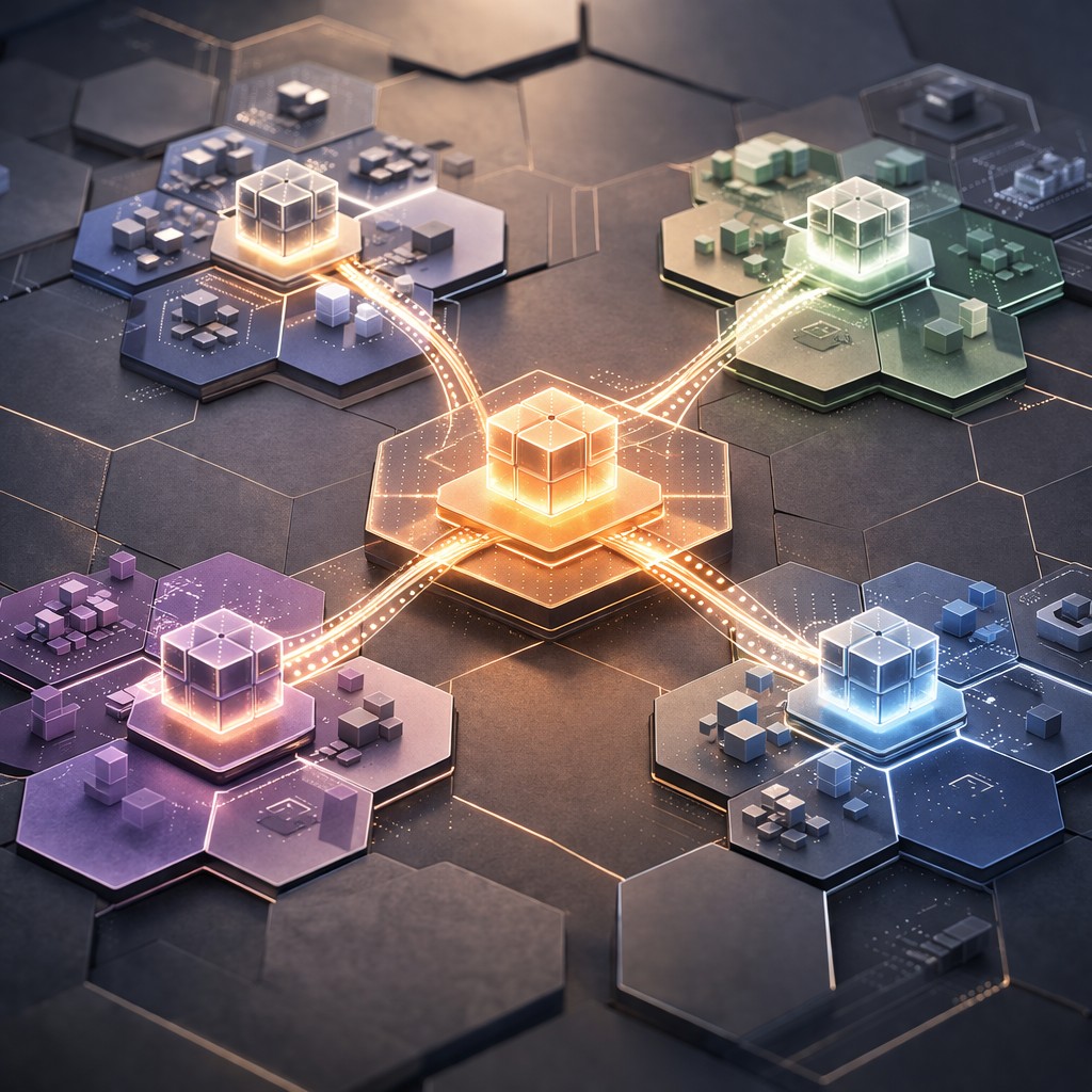 Reusable AI capability cards expanding across enterprise